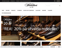 Tablet Screenshot of davidsonsskomakeri.com